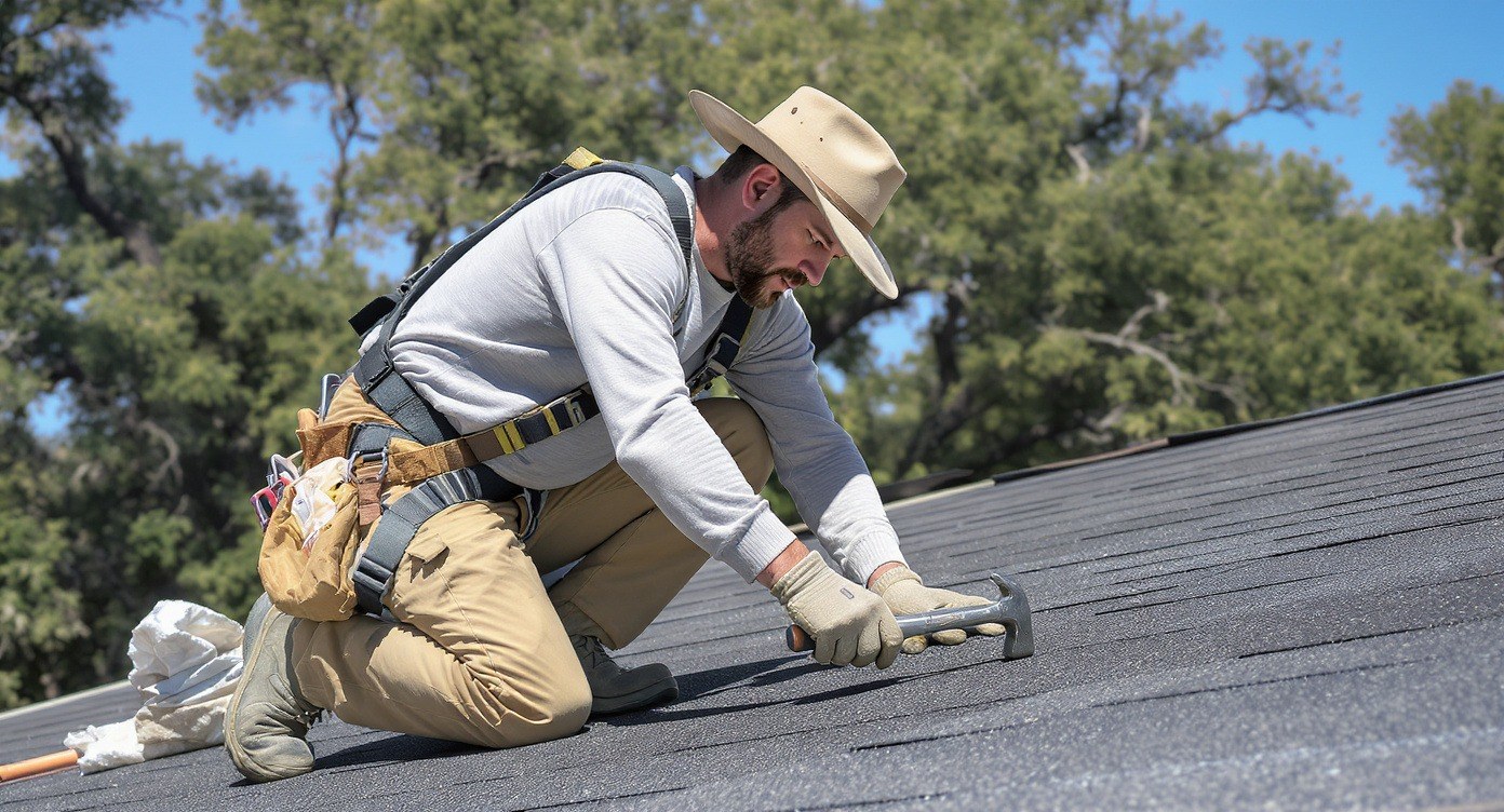 Asphalt shingle roofing in San Antonio