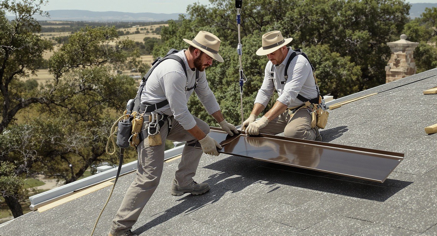 Standing seam metal roof in San Antonio